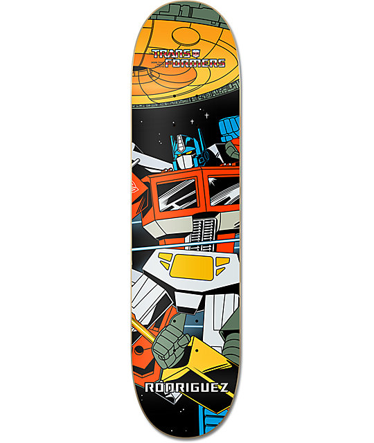 Primitive x Transformers PRod Optimus Prime 7.875" Skateboard Deck at